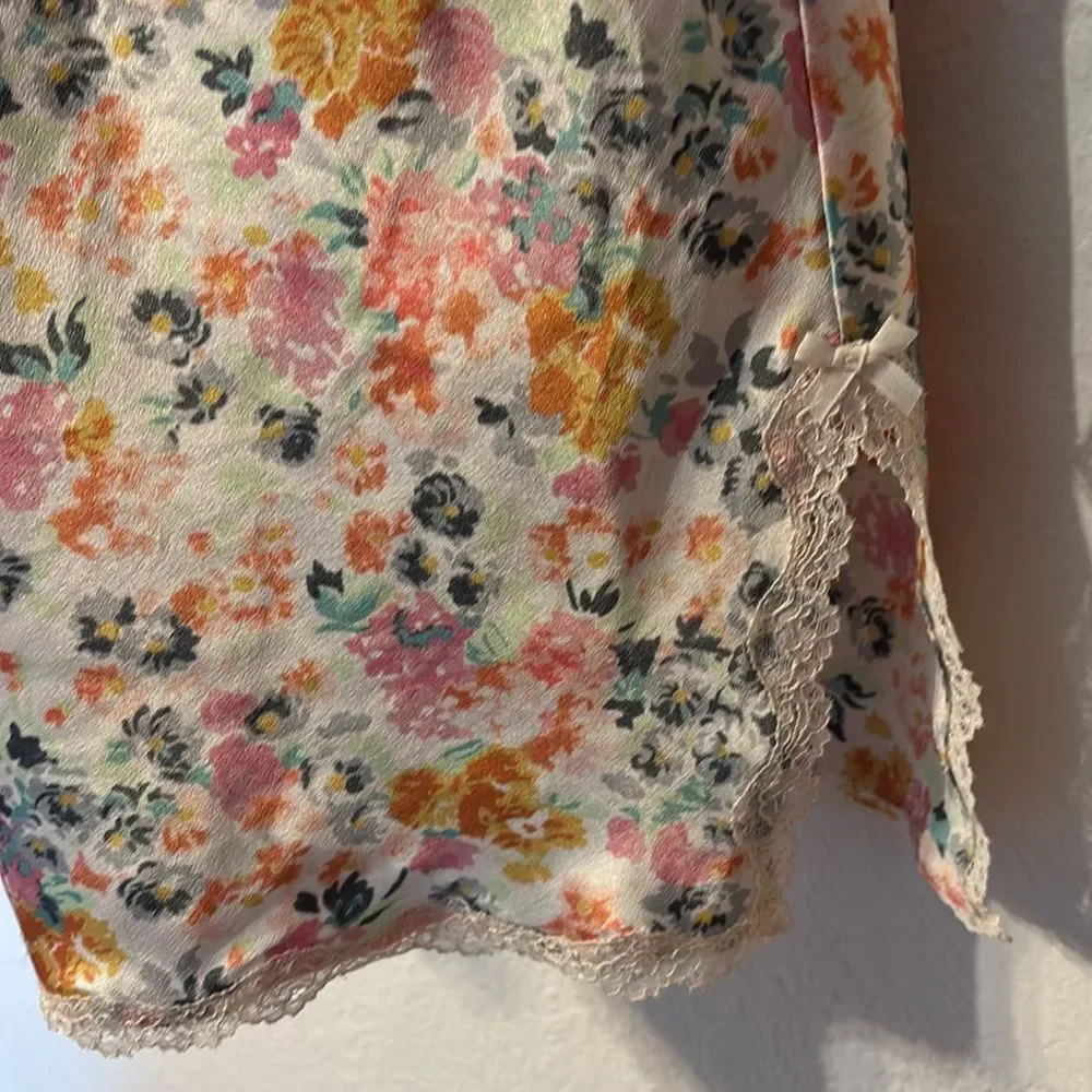 Victoria's Secret Floral Chemise Medium